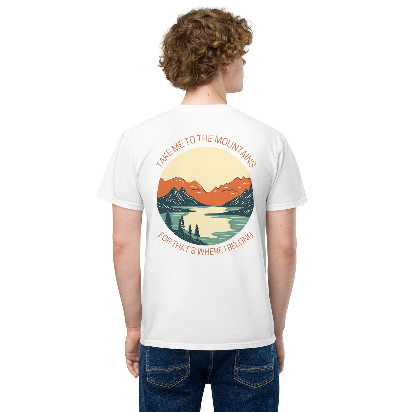 To The Mountains Unisex Pocket Shirt